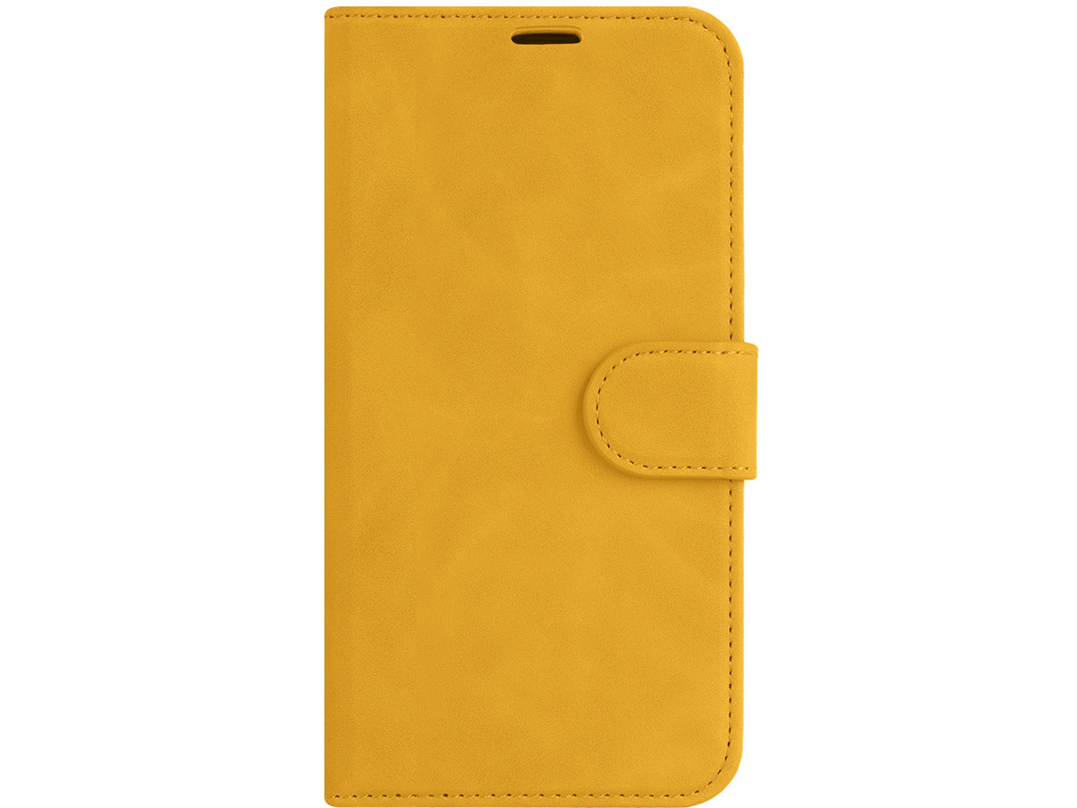 Just in Case Magnetic 2-in-1 Wallet Folio Geel - Samsung Galaxy A55 hoesje