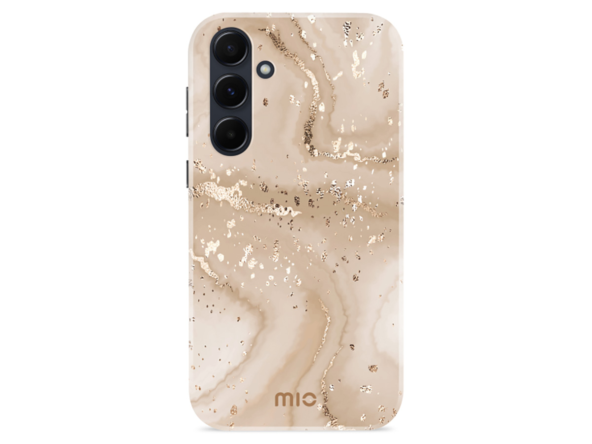 MIO Gold Marble Magsafe Case - Samsung Galaxy A55 Hoesje