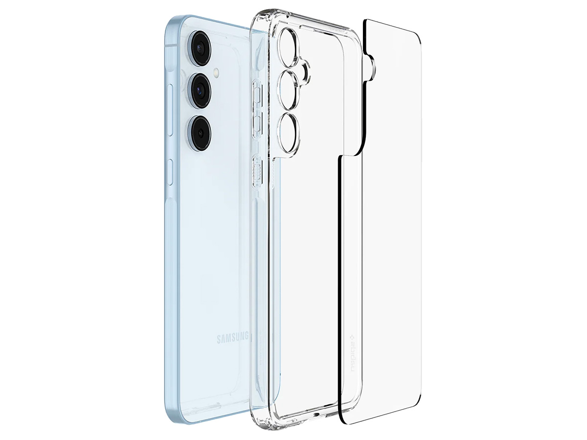 Spigen Ultra Hybrid Case Crystal Clear - Samsung Galaxy A55 hoesje