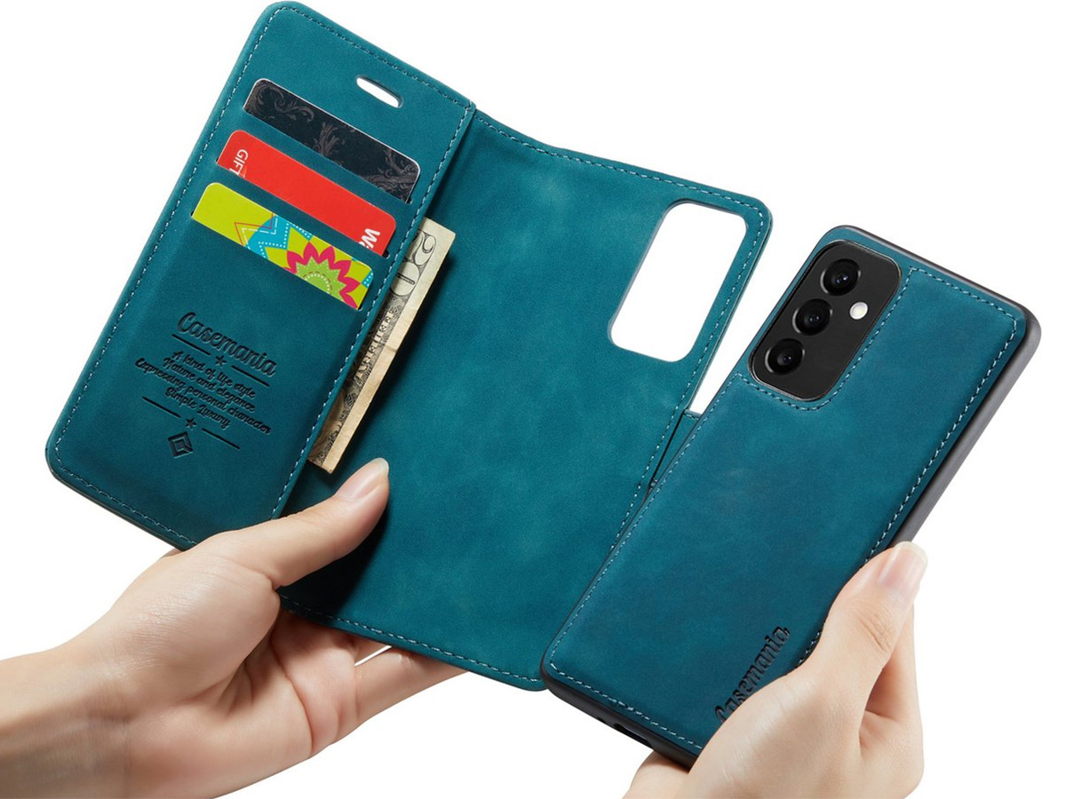 CaseMania 2in1 Magnetic Bookcase Groen - Samsung Galaxy A56 Hoesje