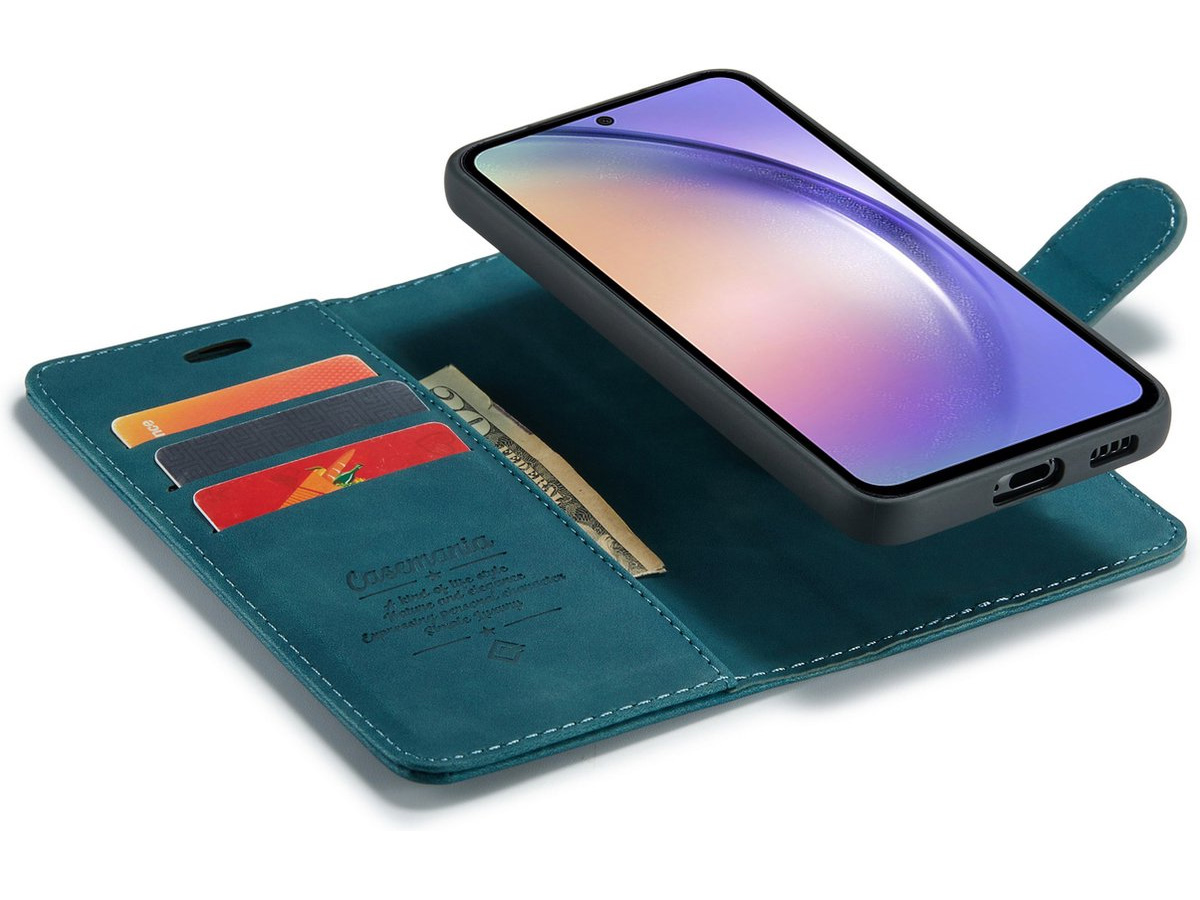 CaseMania 2in1 Magnetic Bookcase Groen - Samsung Galaxy A56 Hoesje