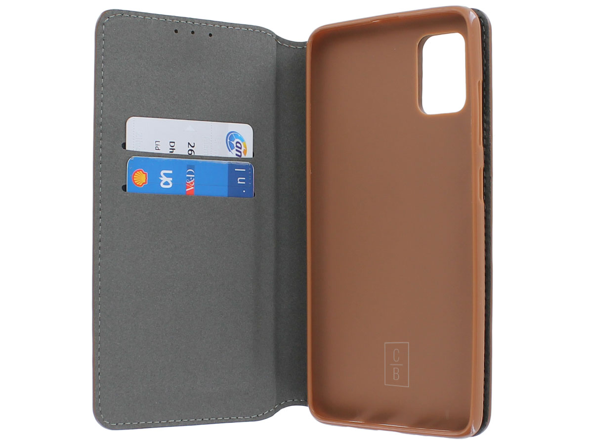 Magic Magnet Book Case Bruin - Samsung Galaxy A71 hoesje