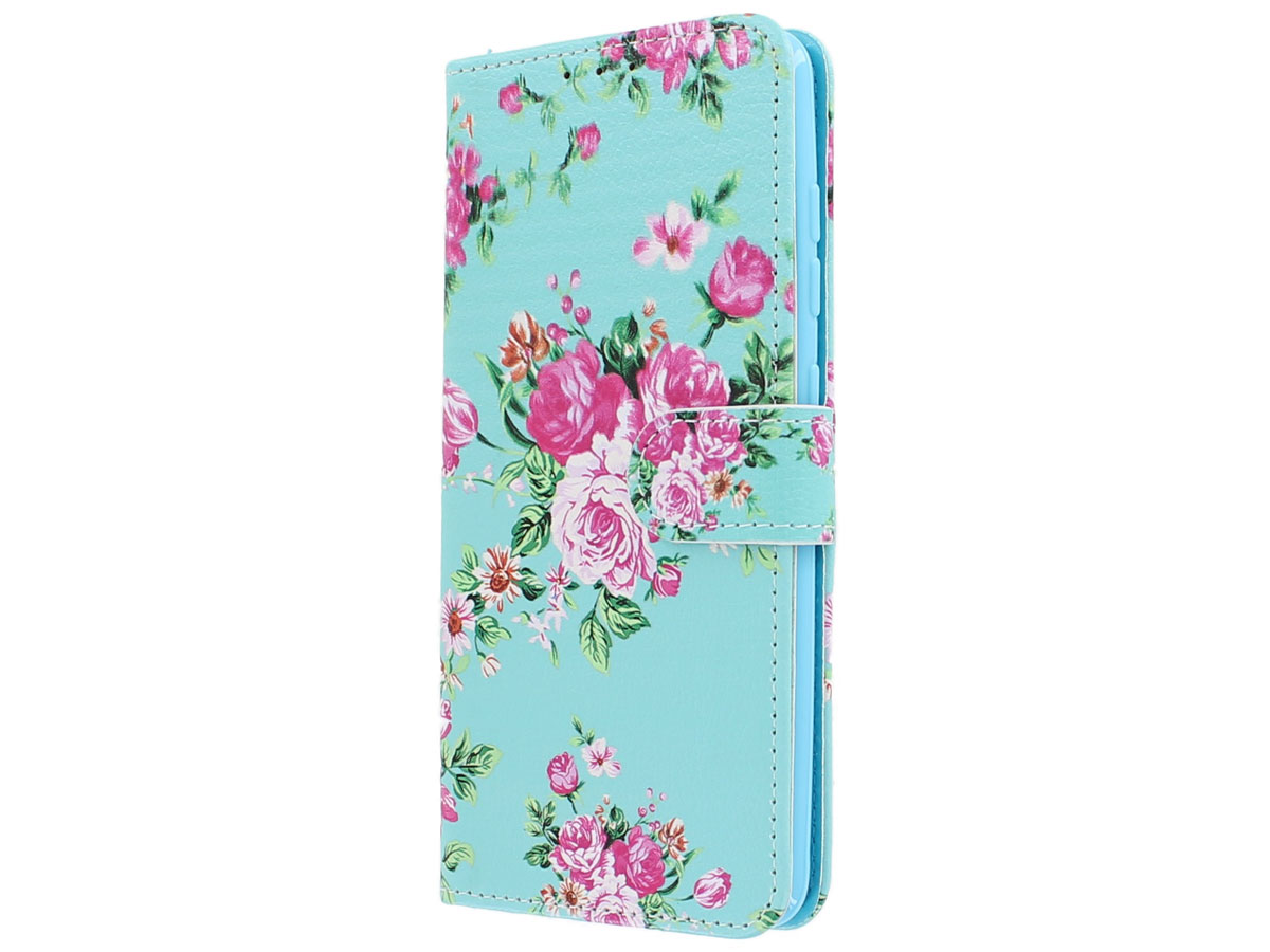 Book Case Mapje Floral Bloemen - Samsung Galaxy A71 hoesje