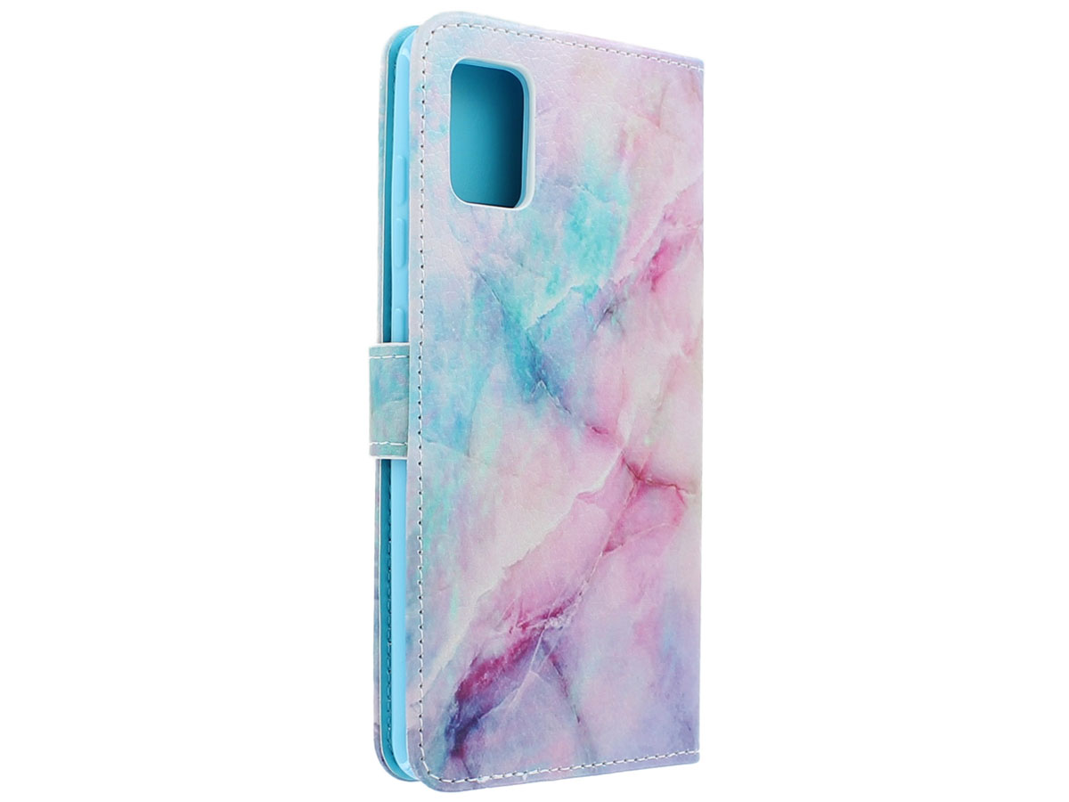 Book Case Mapje Marmer Marble - Samsung Galaxy A71 hoesje