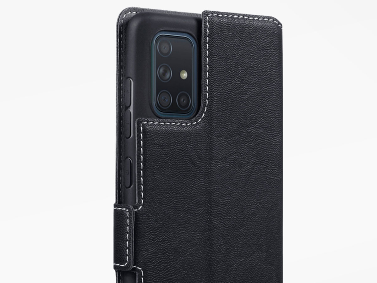 CaseBoutique Slim Bookcase Zwart - Samsung Galaxy A71 hoesje