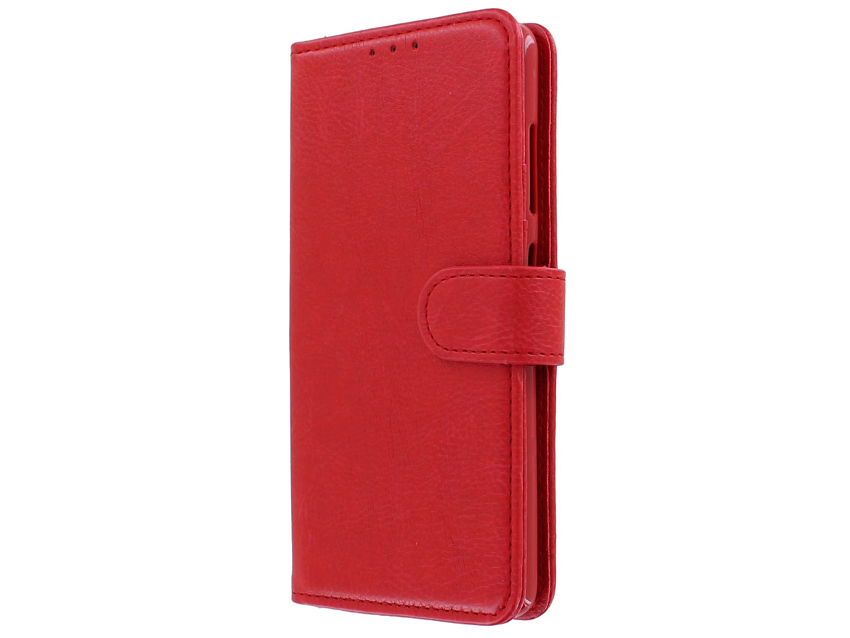 Book Case Deluxe Rood - Samsung Galaxy A71 hoesje