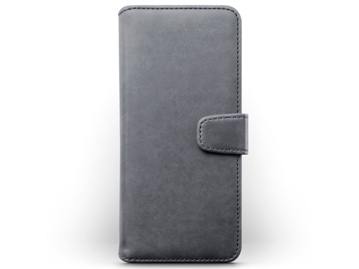 CaseBoutique Wallet Case Grijs Leer - Samsung Galaxy A71 hoesje