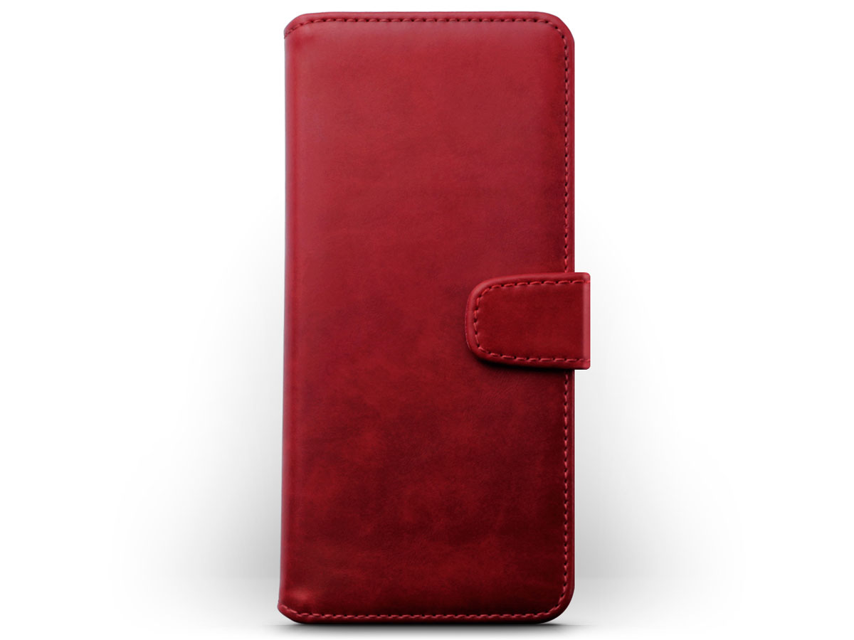 CaseBoutique Wallet Case Rood Leer - Samsung Galaxy A71 hoesje