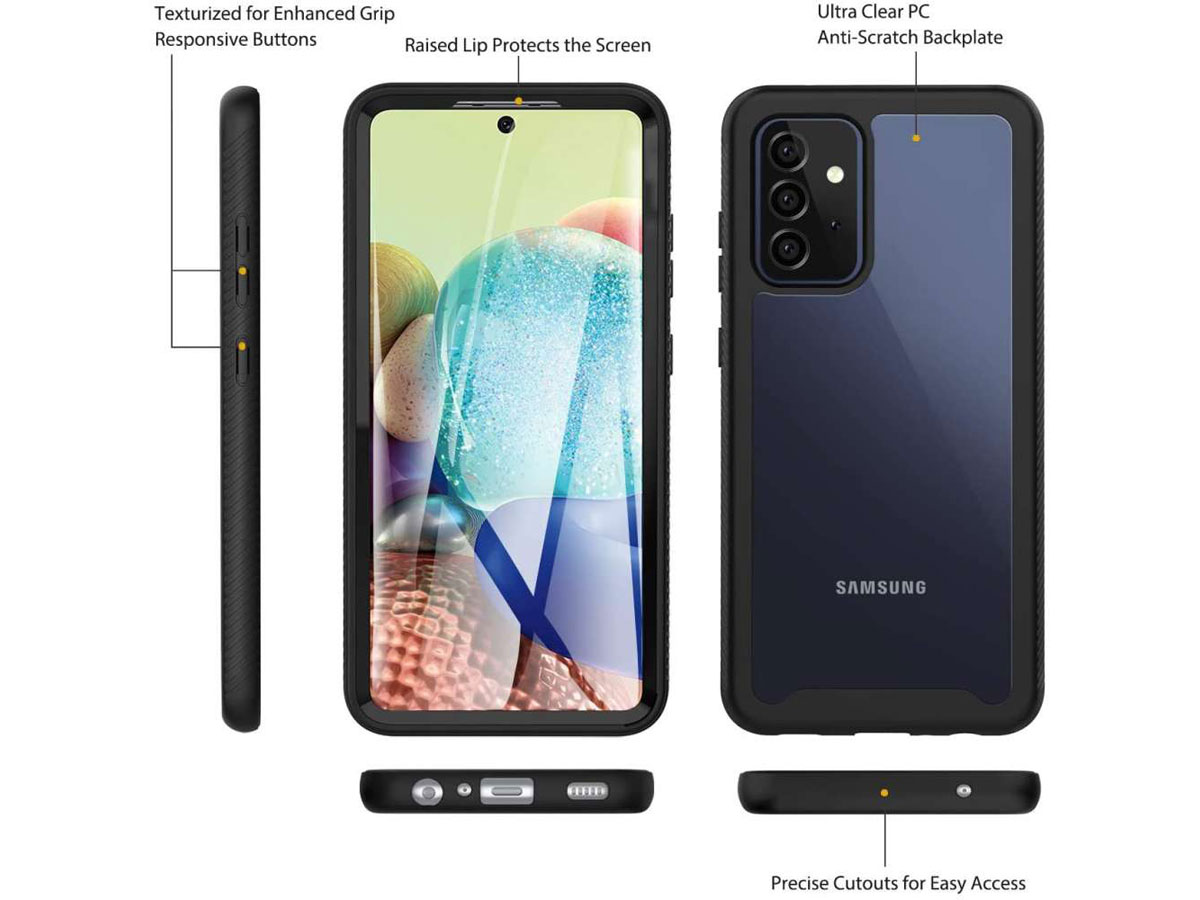 Just in Case 360 Degree Defense Case  - Samsung Galaxy A72 hoesje