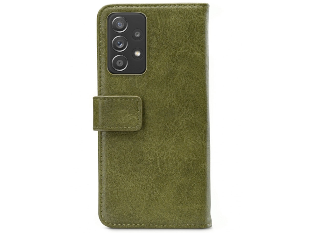 Mobilize Elite Walletbook Groen - Samsung Galaxy A72 hoesje