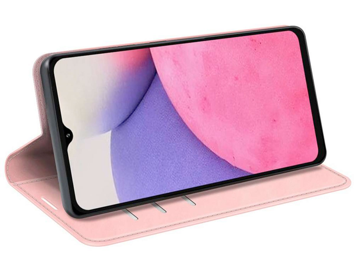 Just in Case Slim BookCase Roze - Samsung Galaxy A73 hoesje