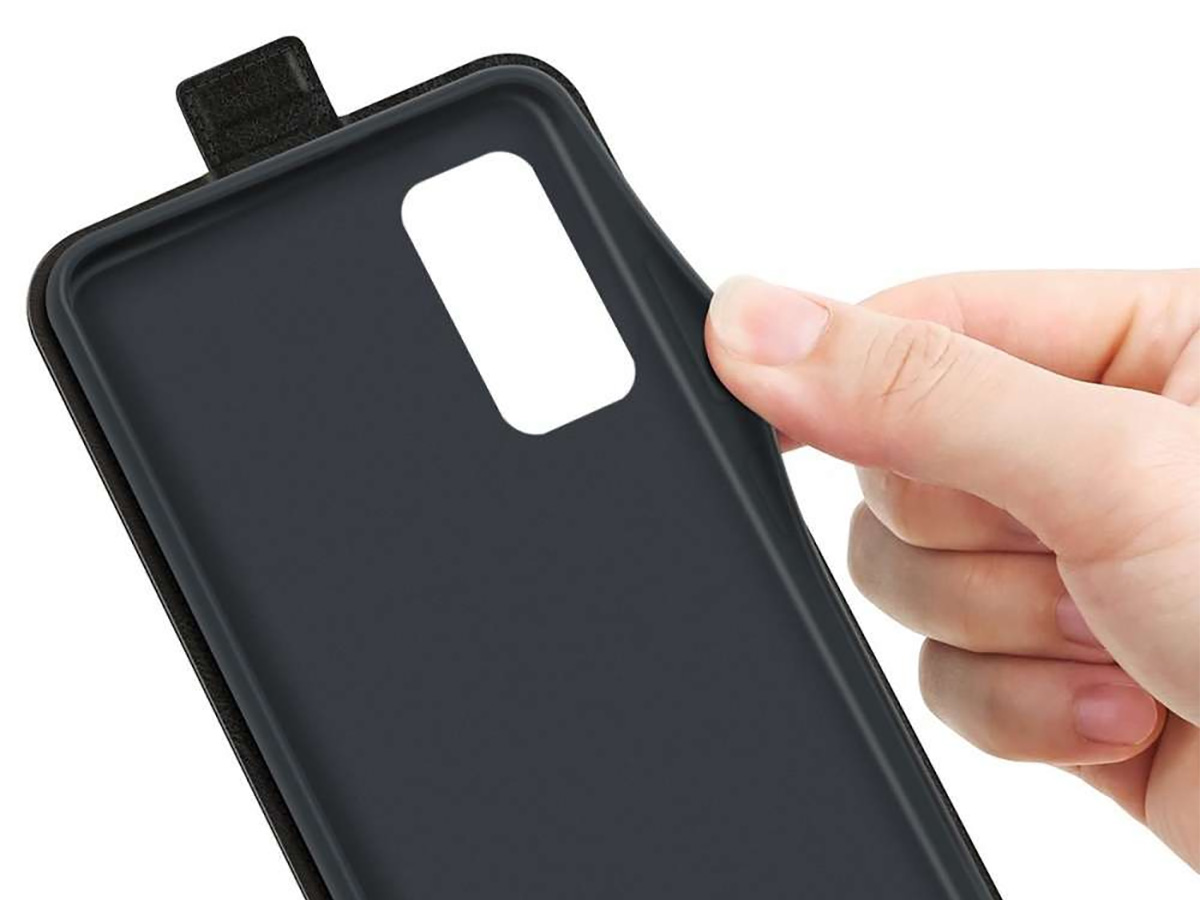 Just in Case Flip Case Zwart - Samsung Galaxy M13 hoesje