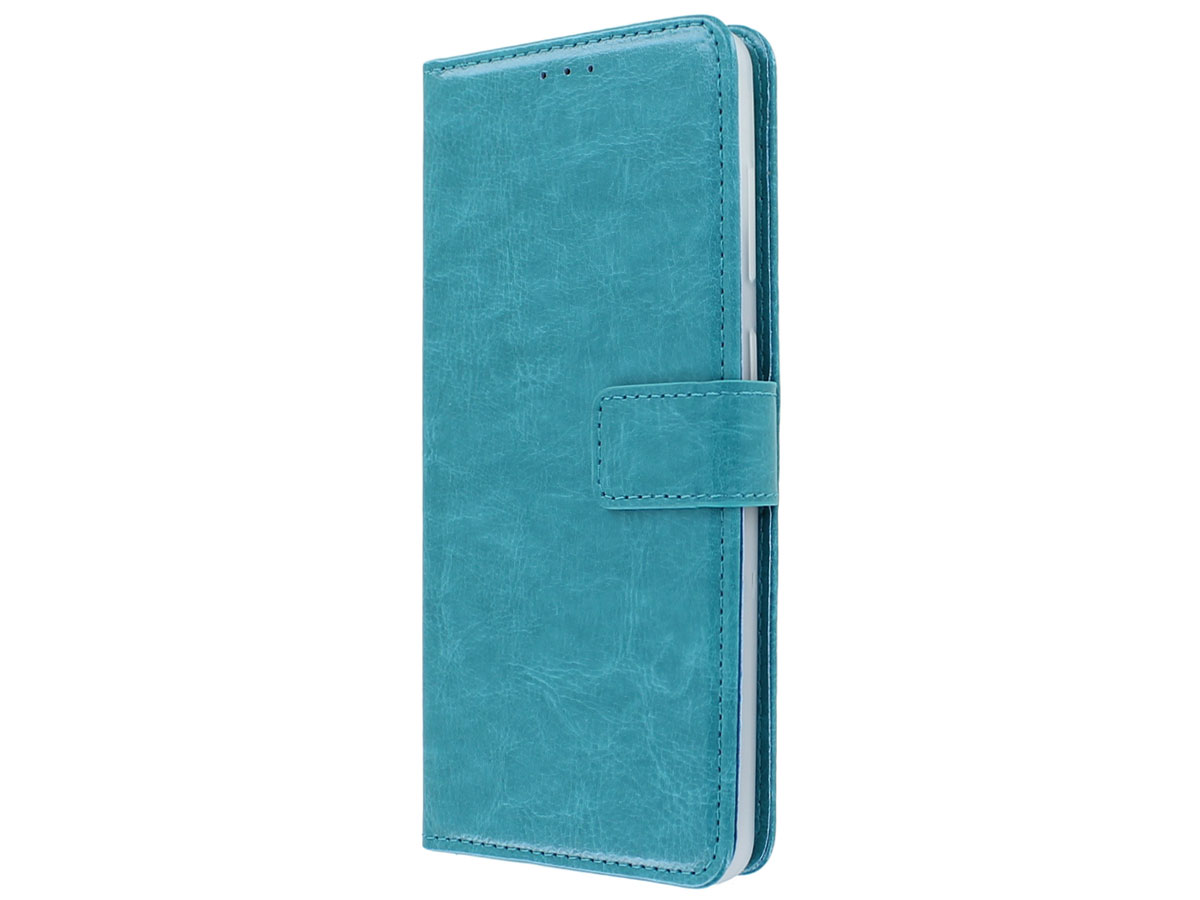 Bookcase Mapje Turquoise - Samsung Galaxy M21 hoesje