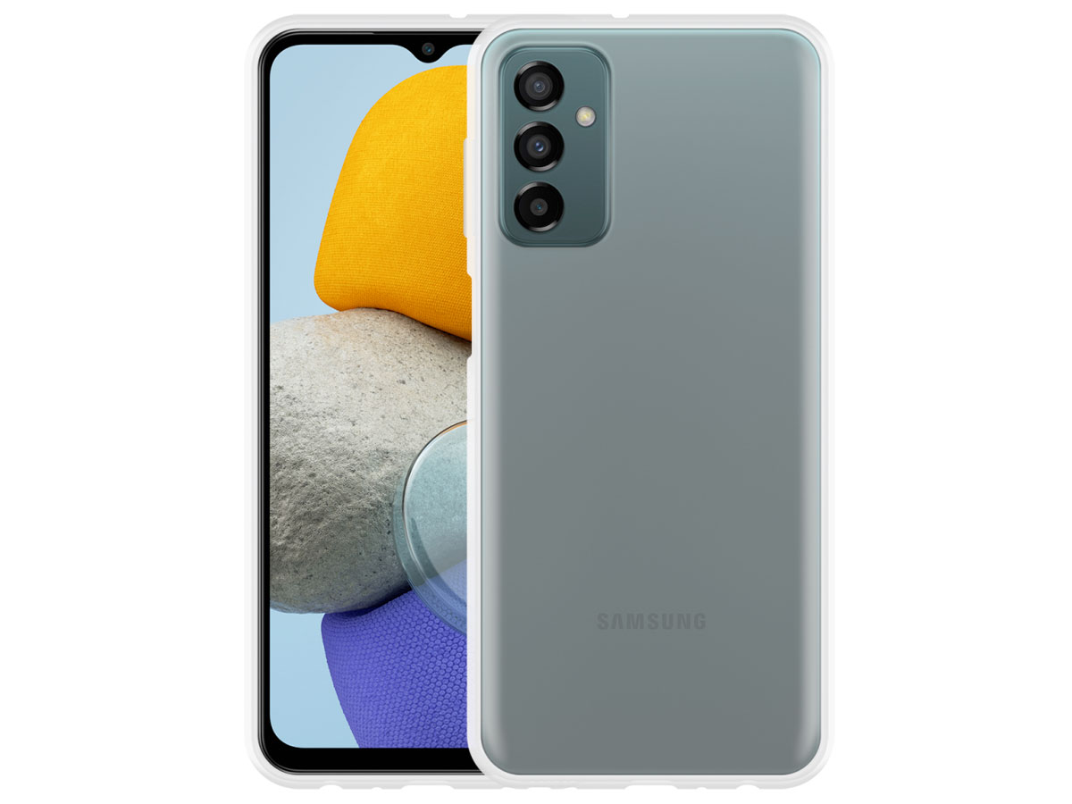 Just in Case Crystal Clear TPU Case - Samsung Galaxy M23 hoesje