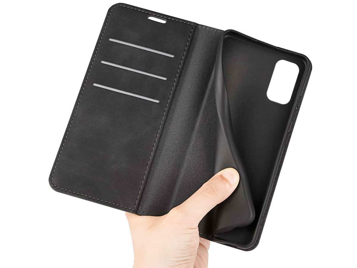 Just in Case Slim Wallet Case Zwart - Samsung Galaxy M23 hoesje