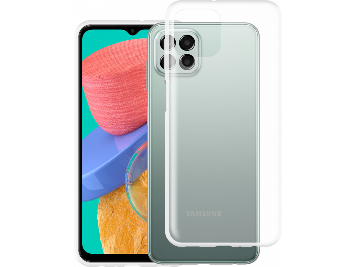 Just in Case Crystal Clear TPU Case - Samsung Galaxy M33 hoesje