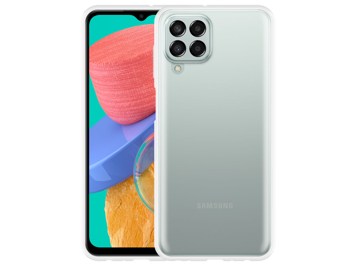 Just in Case Crystal Clear TPU Case - Samsung Galaxy M33 hoesje