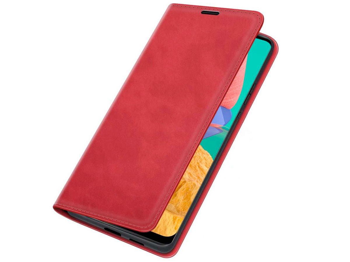 Just in Case Slim Wallet Case Rood - Samsung Galaxy M33 hoesje