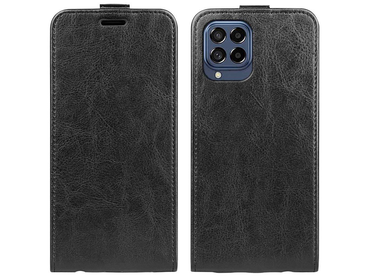 Just in Case Flip Case Zwart - Samsung Galaxy M33 hoesje