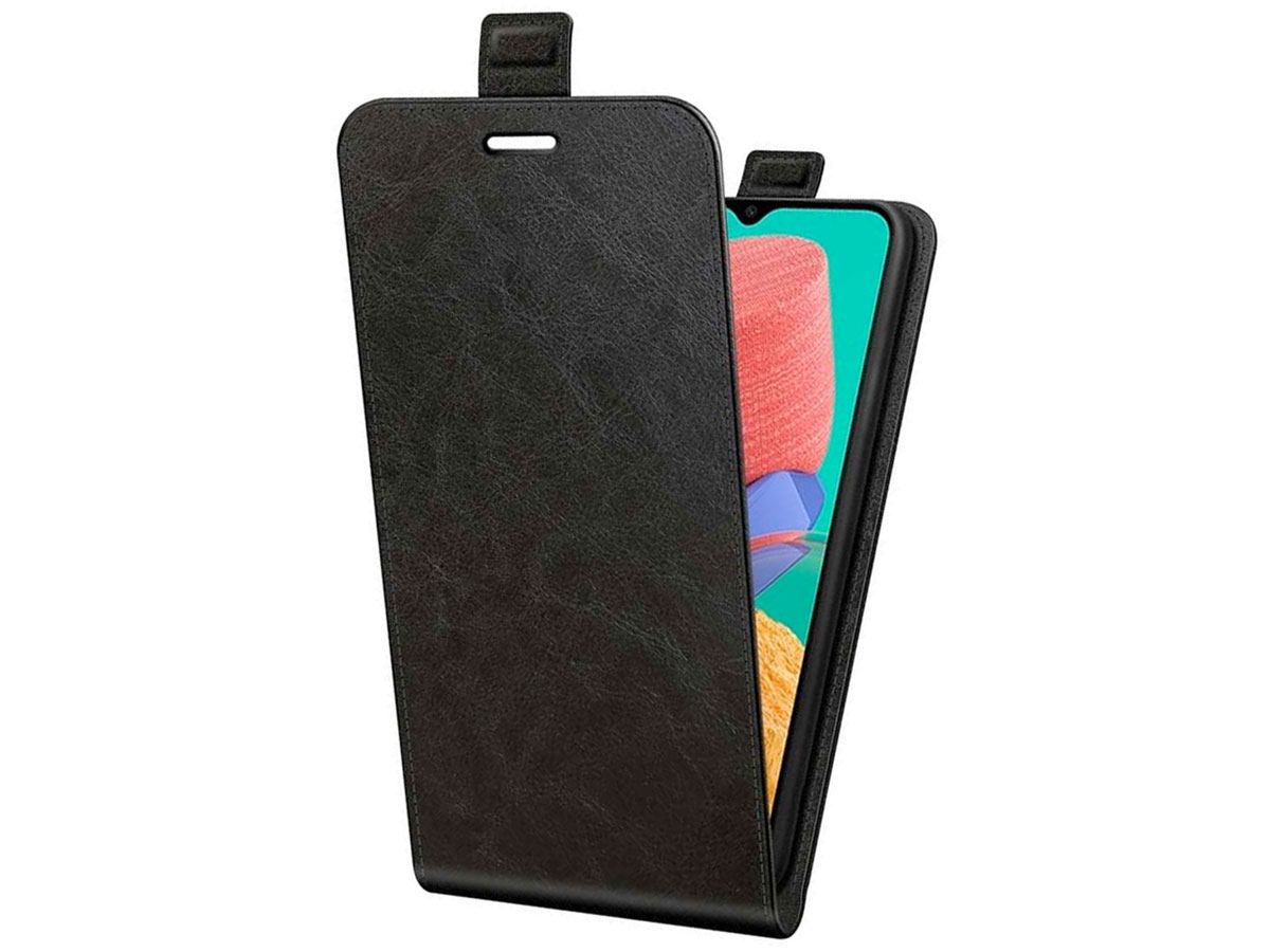 Just in Case Flip Case Zwart - Samsung Galaxy M33 hoesje