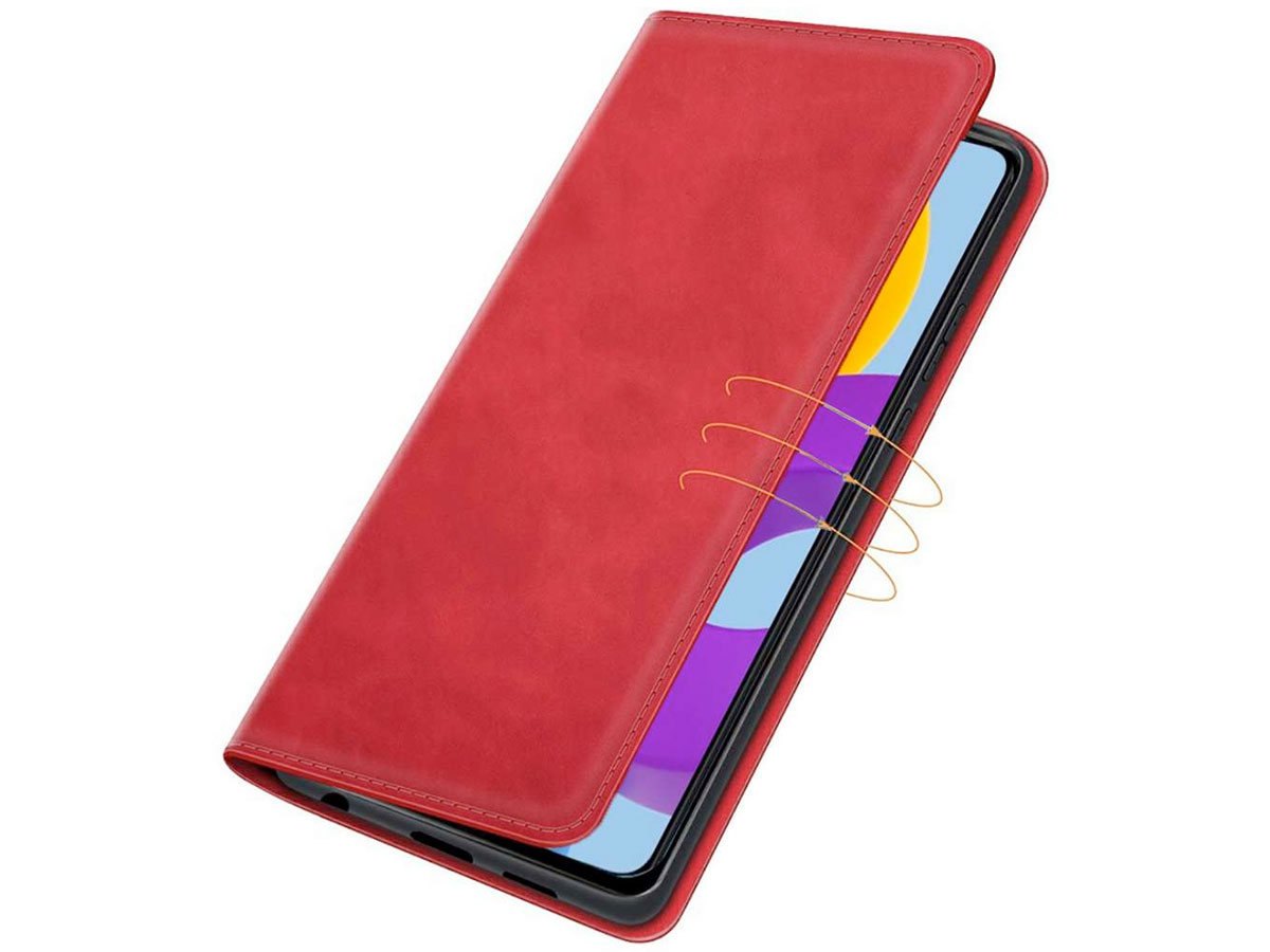 Just in Case Slim Wallet Case Rood - Samsung Galaxy M52 hoesje