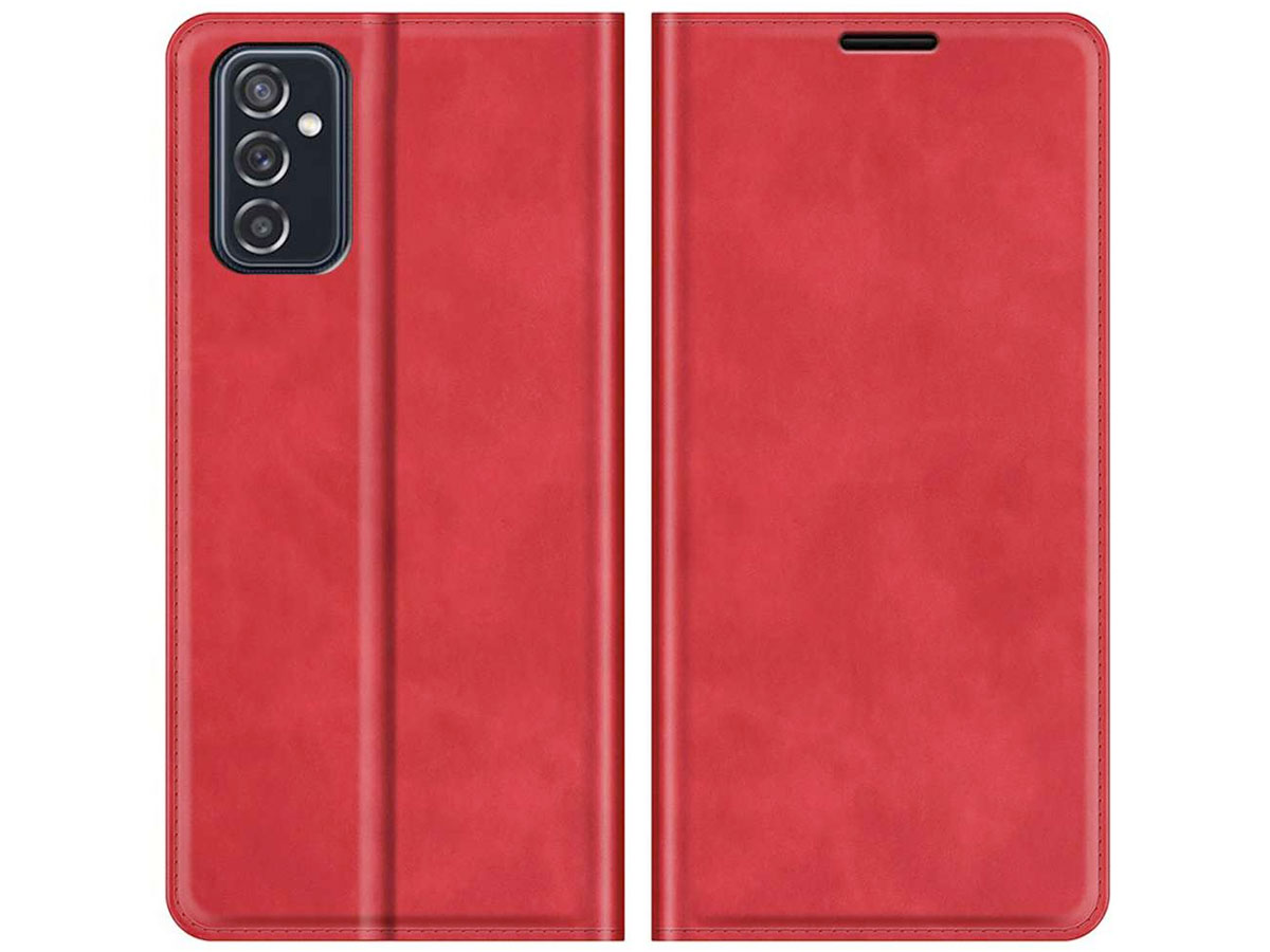 Just in Case Slim Wallet Case Rood - Samsung Galaxy M52 hoesje
