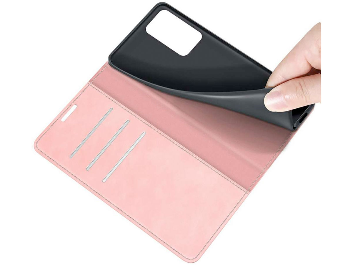 Just in Case Slim Wallet Case Roze - Samsung Galaxy M52 hoesje