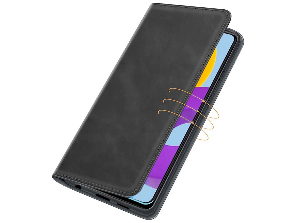 Just in Case Slim Wallet Case Zwart - Samsung Galaxy M52 hoesje