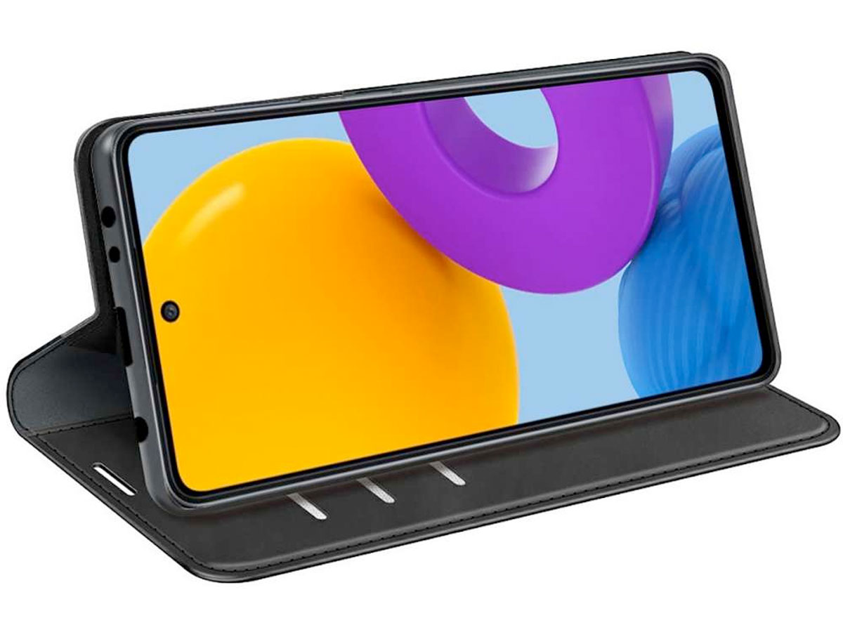 Just in Case Slim Wallet Case Zwart - Samsung Galaxy M52 hoesje