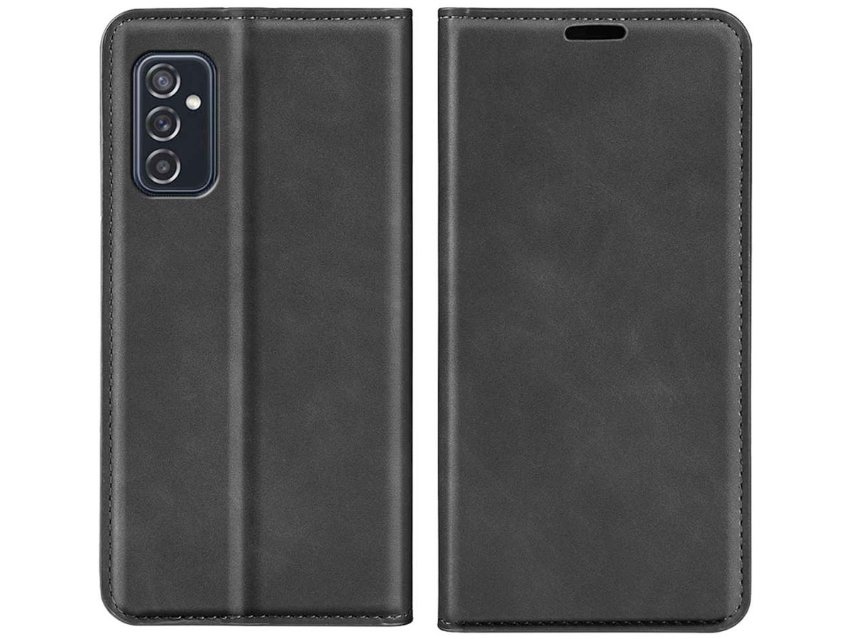 Just in Case Slim Wallet Case Zwart - Samsung Galaxy M52 hoesje