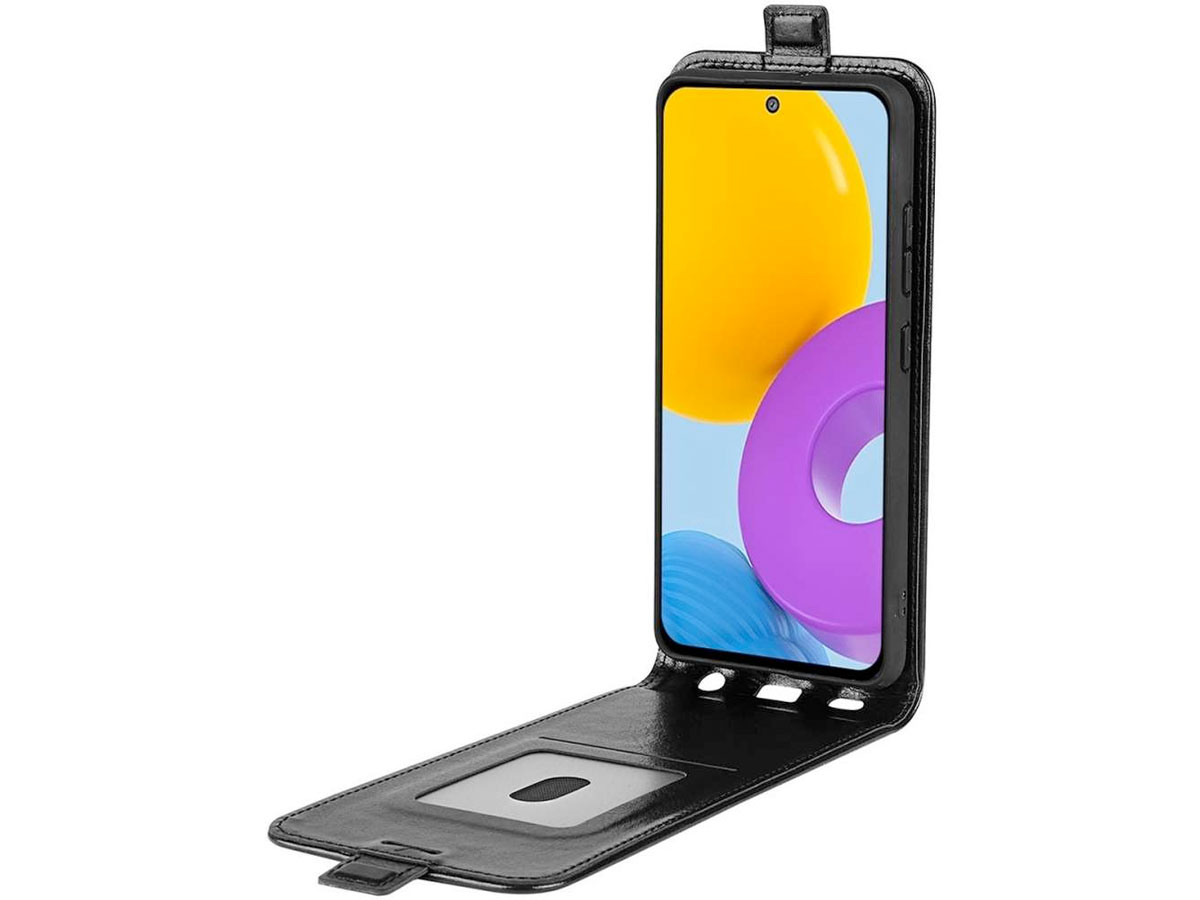 Just in Case Flip Case Zwart - Samsung Galaxy M52 hoesje