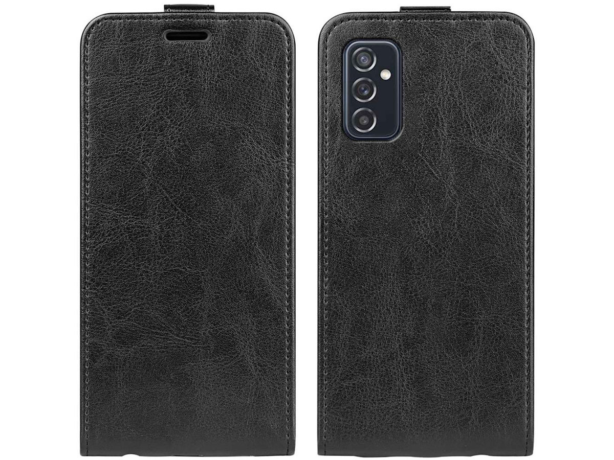 Just in Case Flip Case Zwart - Samsung Galaxy M52 hoesje