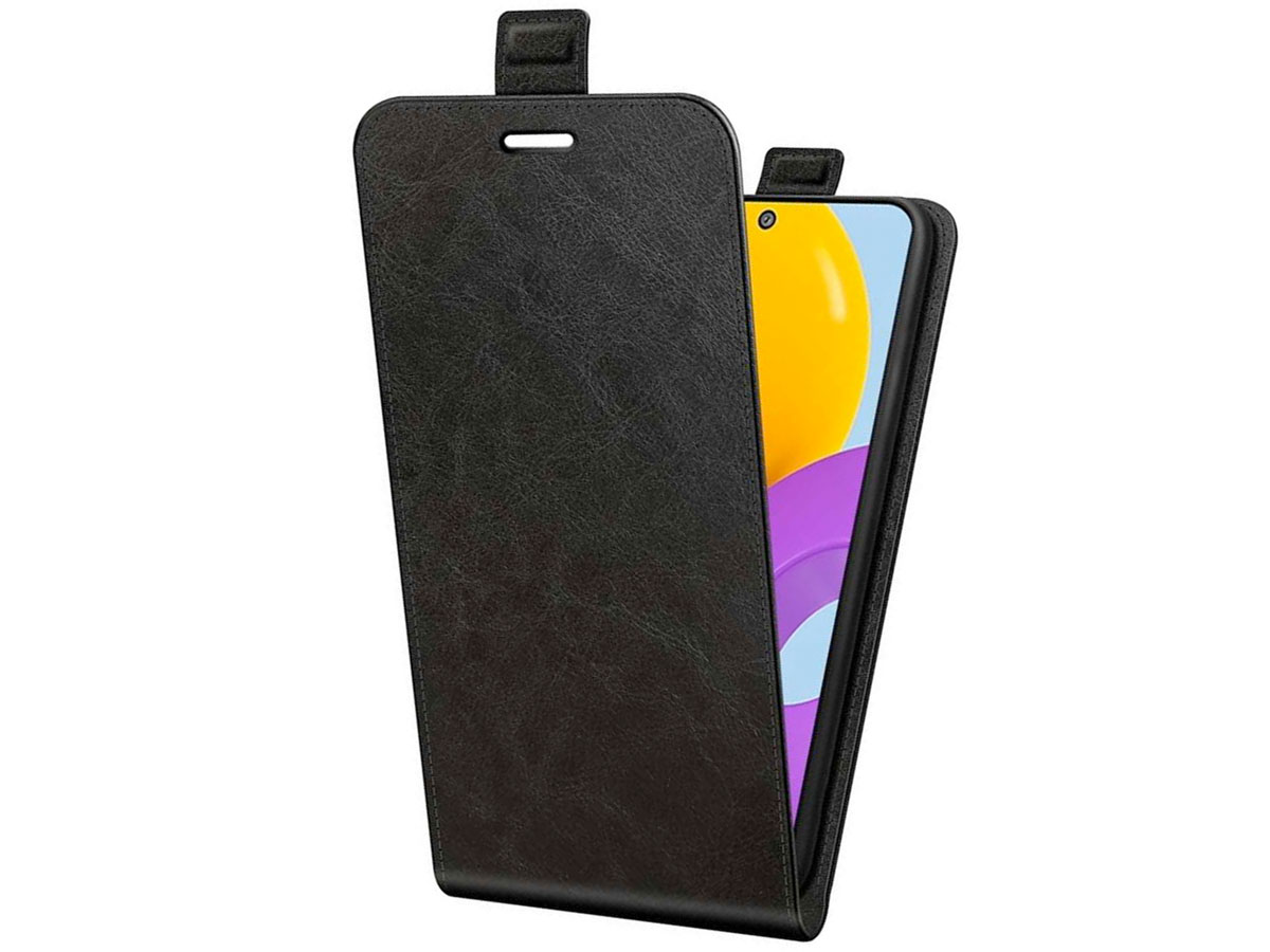 Just in Case Flip Case Zwart - Samsung Galaxy M52 hoesje