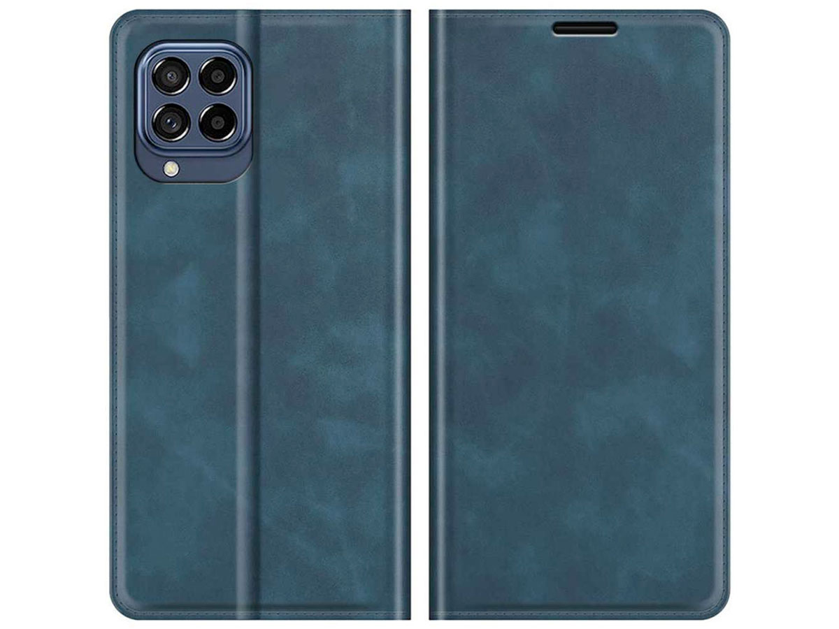 Just in Case Slim Wallet Case Blauw - Samsung Galaxy M53 hoesje