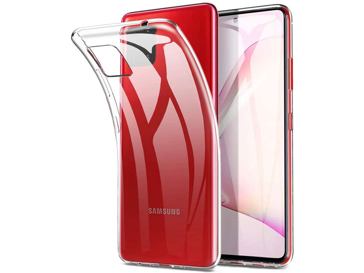 Clear TPU Case - Doorzichtig Samsung Galaxy Note 10 Lite hoesje