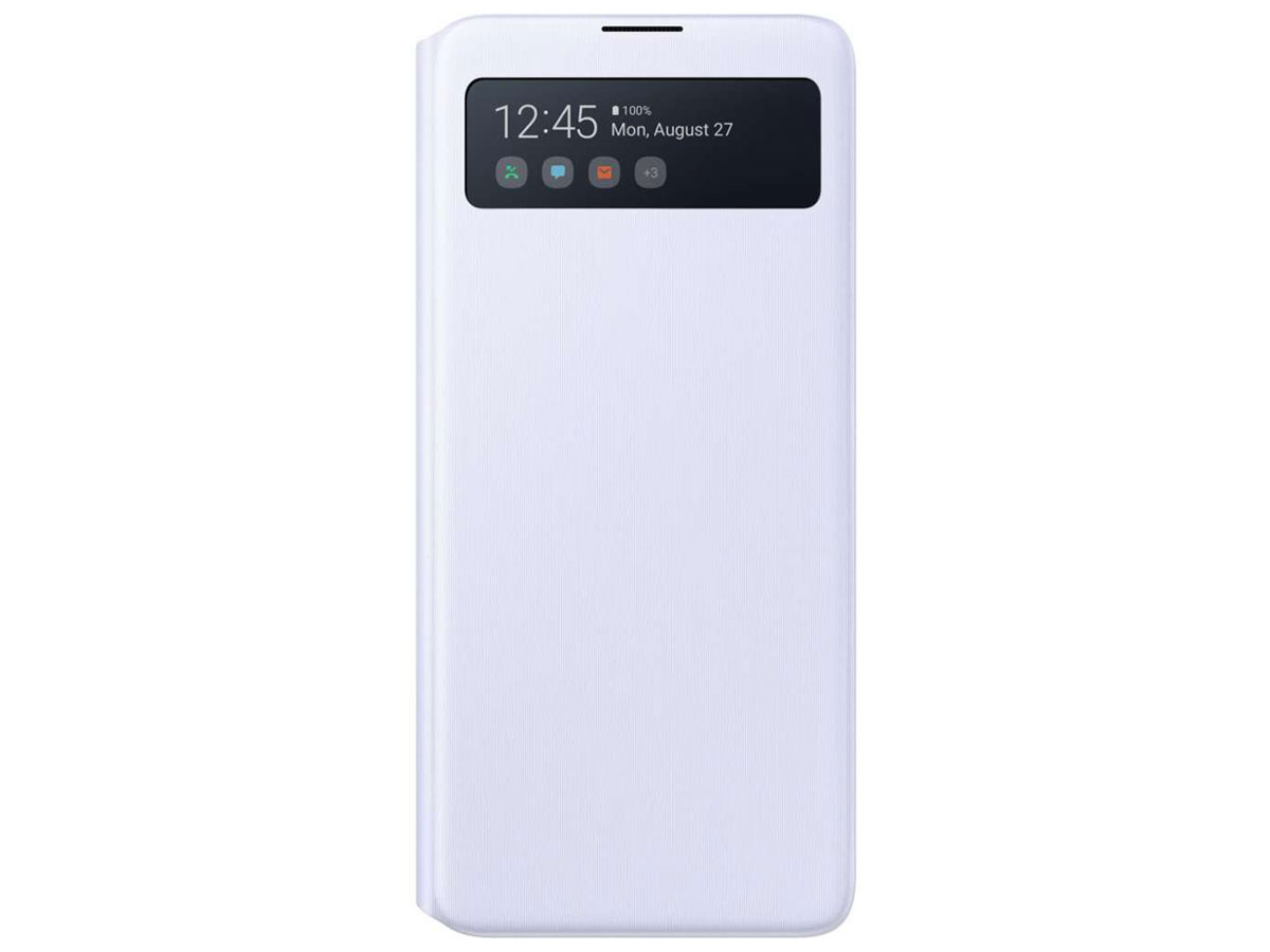 Samsung Galaxy Note 10 Lite S-View Wallet Cover Hoesje Wit