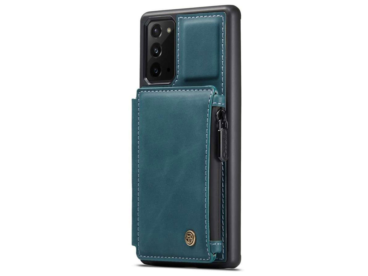 CaseMe Backcase Wallet Blauw - Samsung Galaxy Note 20 hoesje