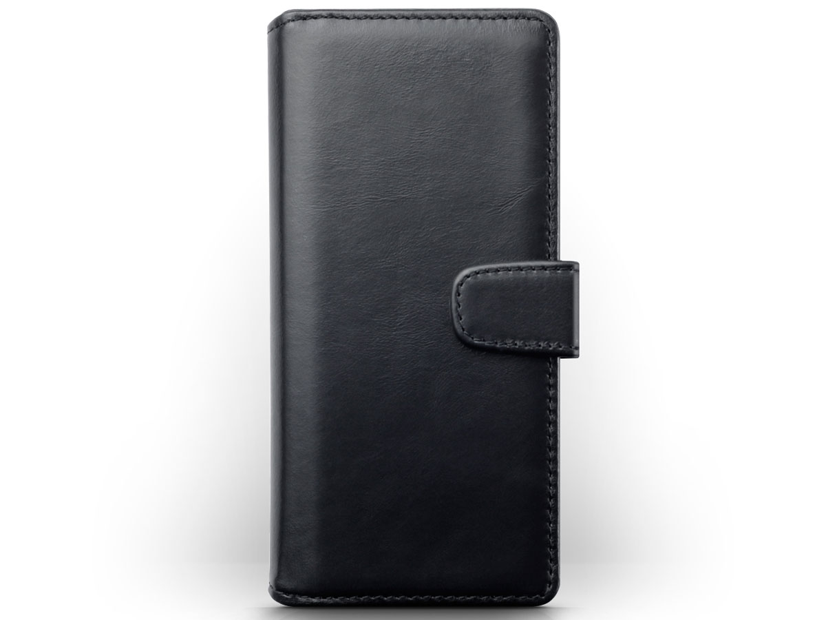 CaseBoutique Wallet Case Zwart Leer - Samsung Galaxy Note 20 hoesje