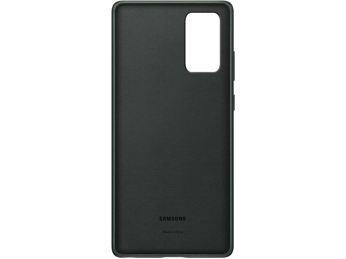 Samsung Galaxy Note 20 Leather Cover Hoesje Groen (EF-VN980LG)