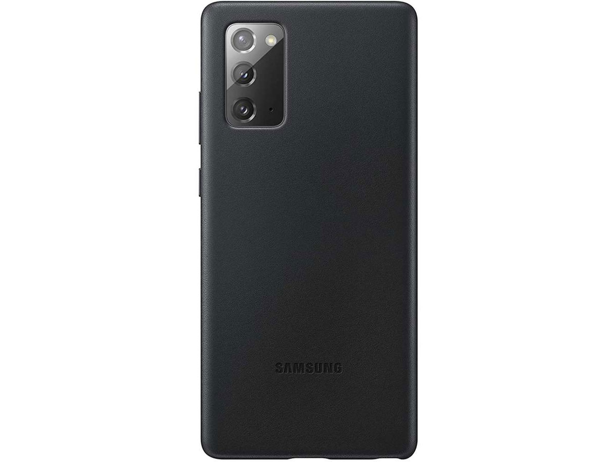 Samsung Galaxy Note 20 Leather Cover Hoesje Zwart (EF-VN980LB)