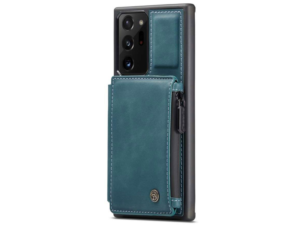 CaseMe Backcase Wallet Blauw - Samsung Galaxy Note 20 Ultra hoesje