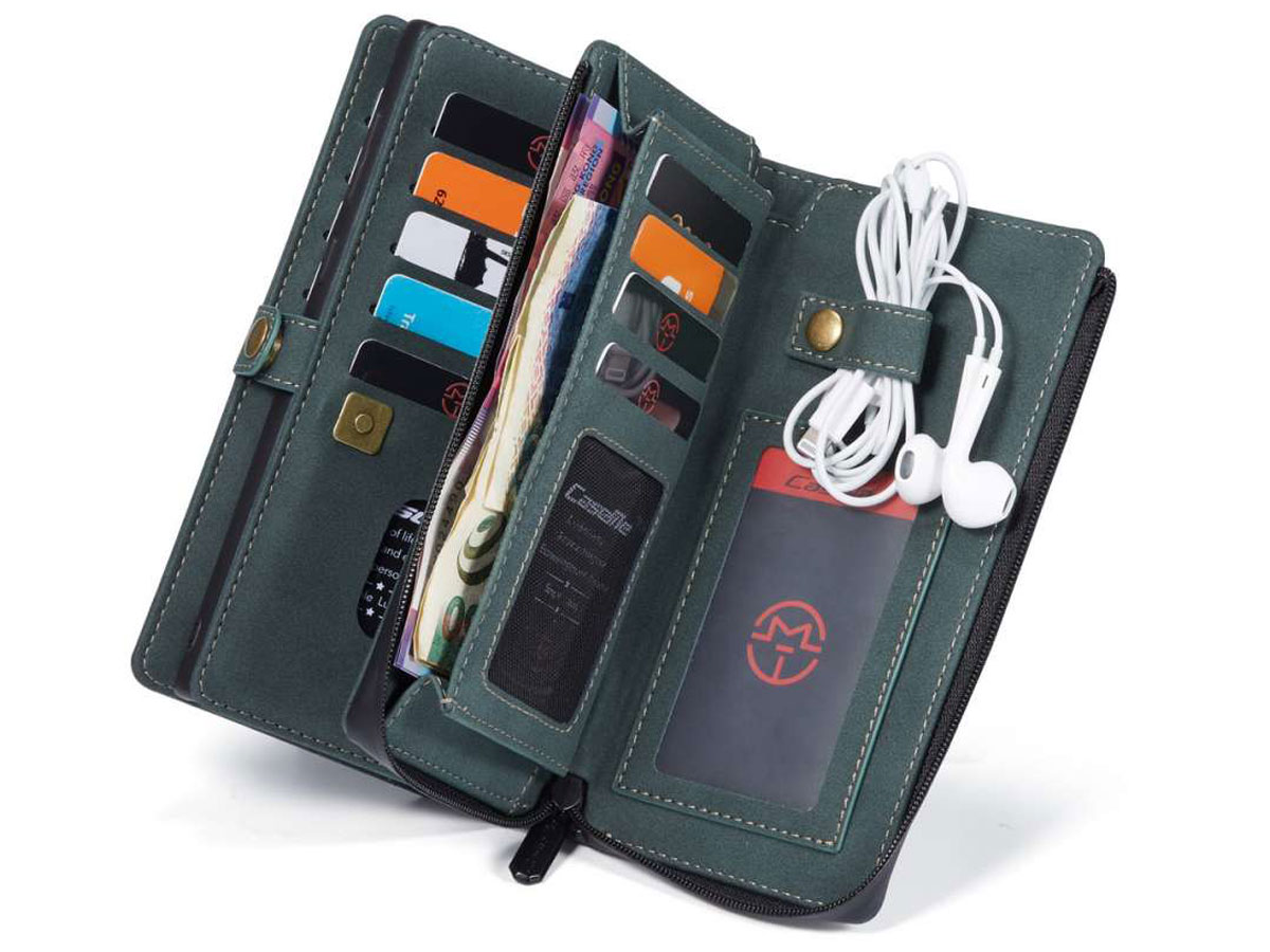 CaseMe 2in1 Multi Wallet Case Blauw - Samsung Galaxy Note 20 Ultra Hoesje