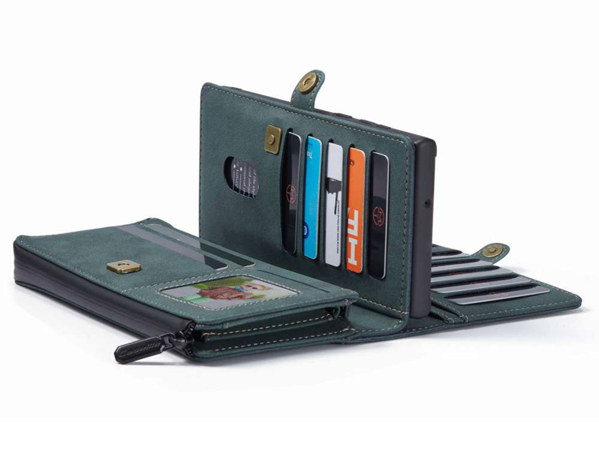 CaseMe 2in1 Multi Wallet Case Blauw - Samsung Galaxy Note 20 Ultra Hoesje