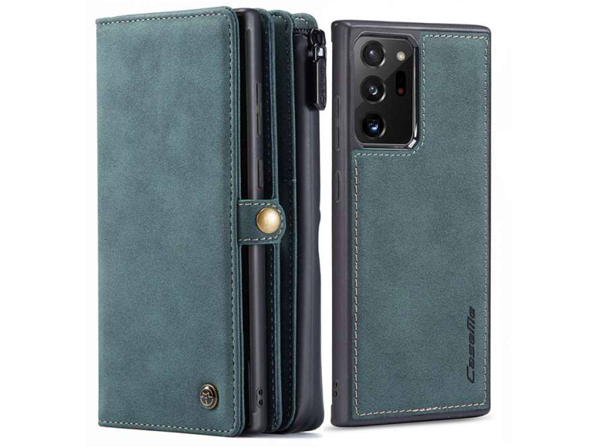 CaseMe 2in1 Multi Wallet Case Blauw - Samsung Galaxy Note 20 Ultra Hoesje