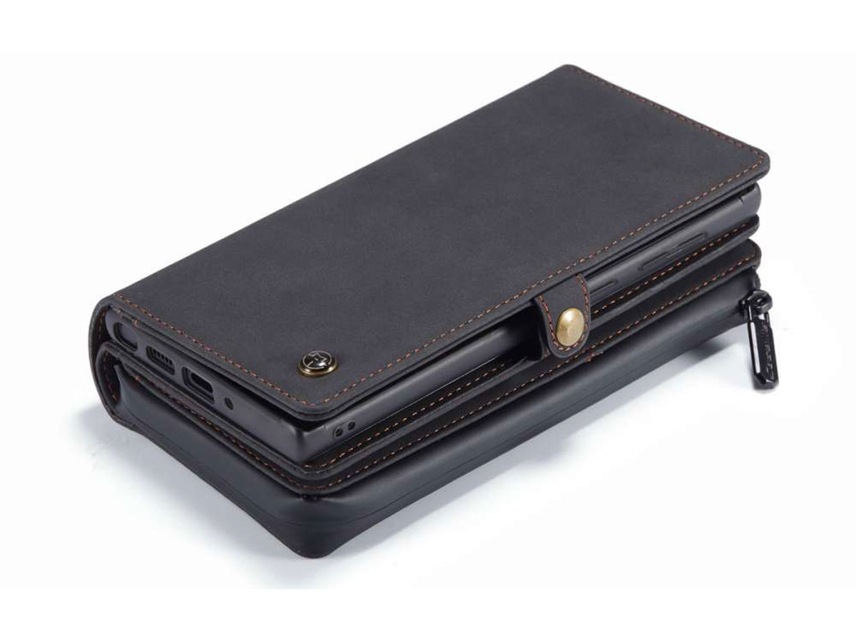 CaseMe 2in1 Multi Wallet Case Zwart - Samsung Galaxy Note 20 Ultra Hoesje