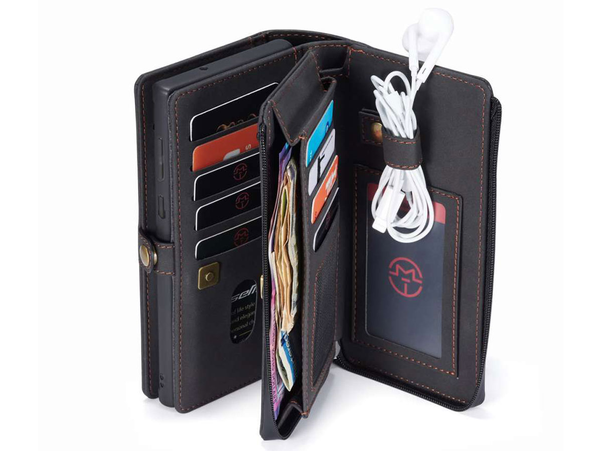 CaseMe Multi Wallet Hoesje Galaxy Note 20 Ultra Zwart