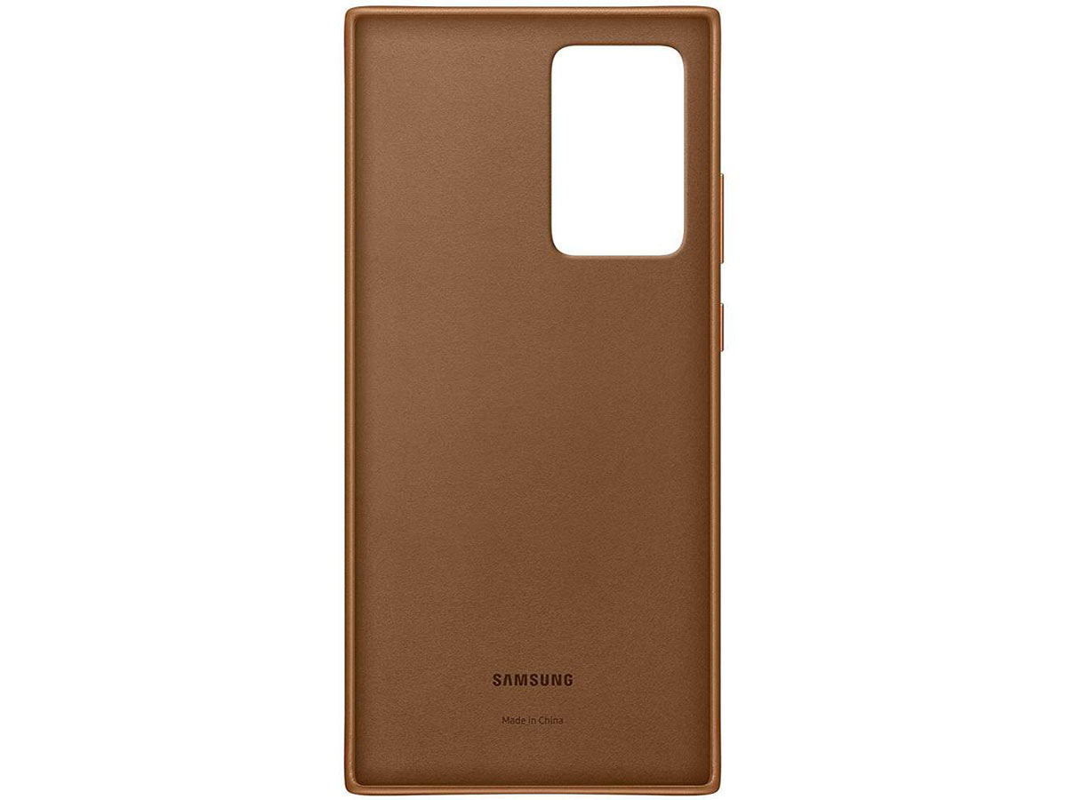 Samsung Galaxy Note 20 Ultra Leather Cover Hoesje Cognac (EF-VN985LA)