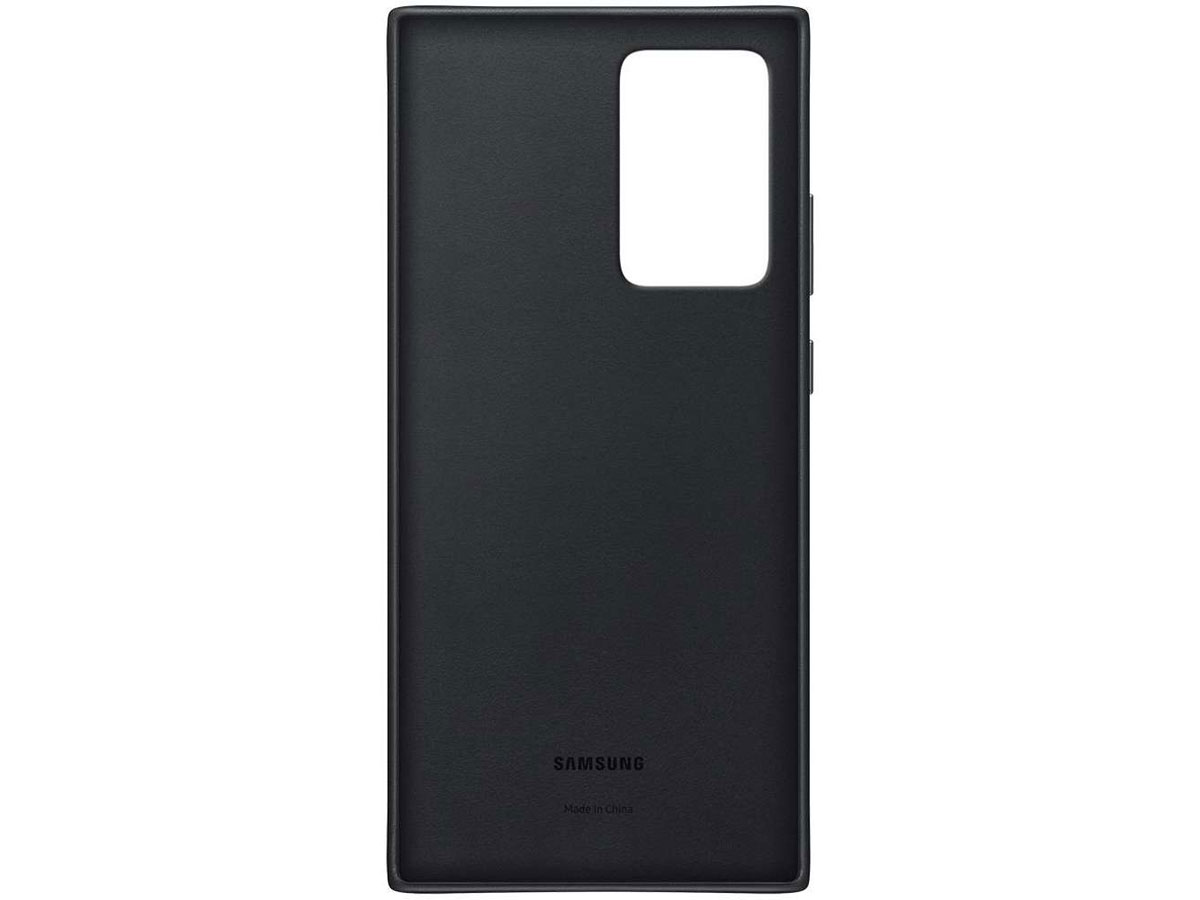 Samsung Galaxy Note 20 Ultra Leather Cover Hoesje Zwart (EF-VN985LB)