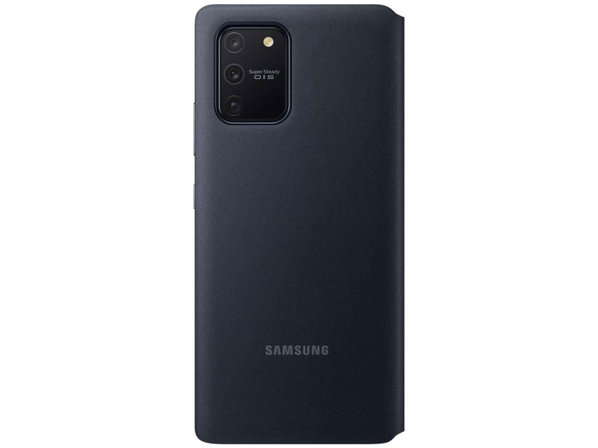 Samsung Galaxy S10 Lite S-View Wallet Cover Hoesje Zwart