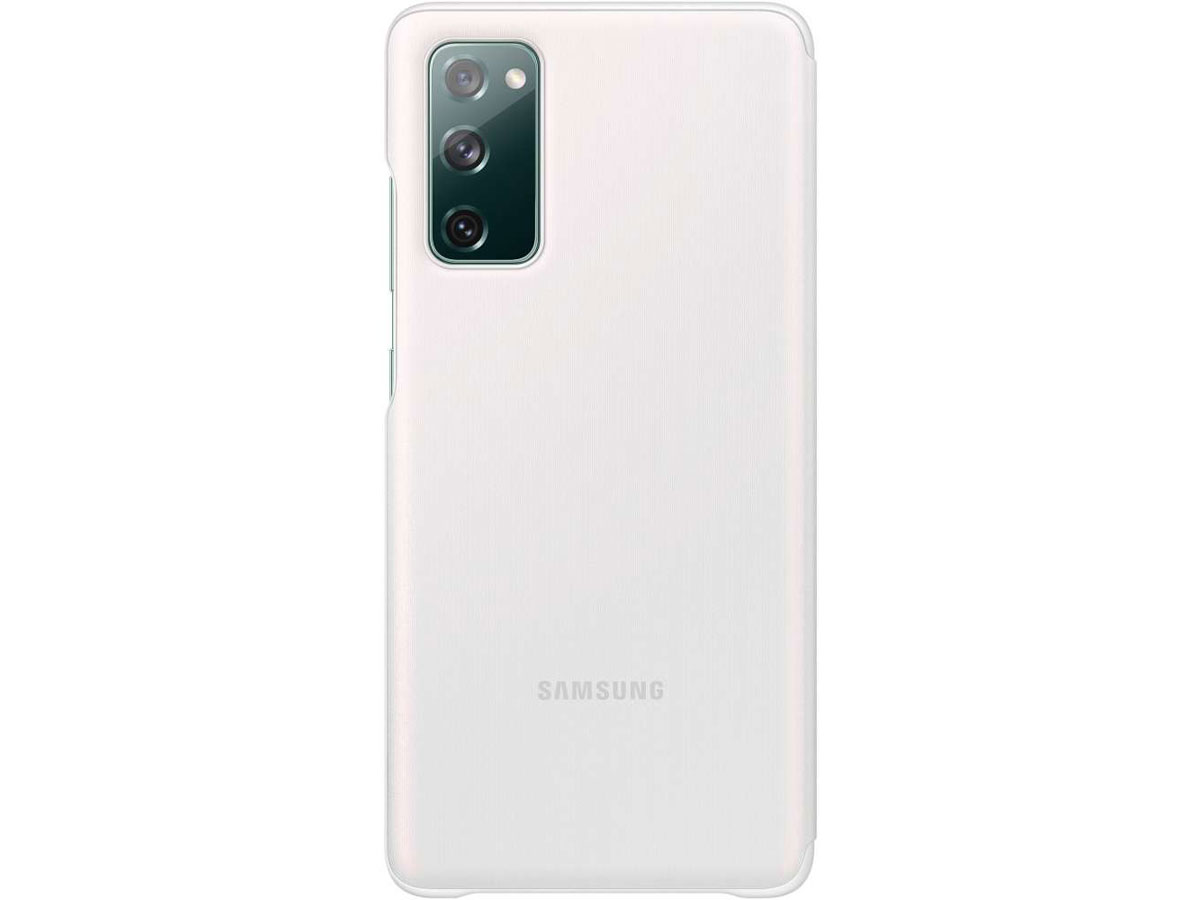 Samsung Galaxy S20 FE Clear View Cover Wit (EF-ZG780CW)